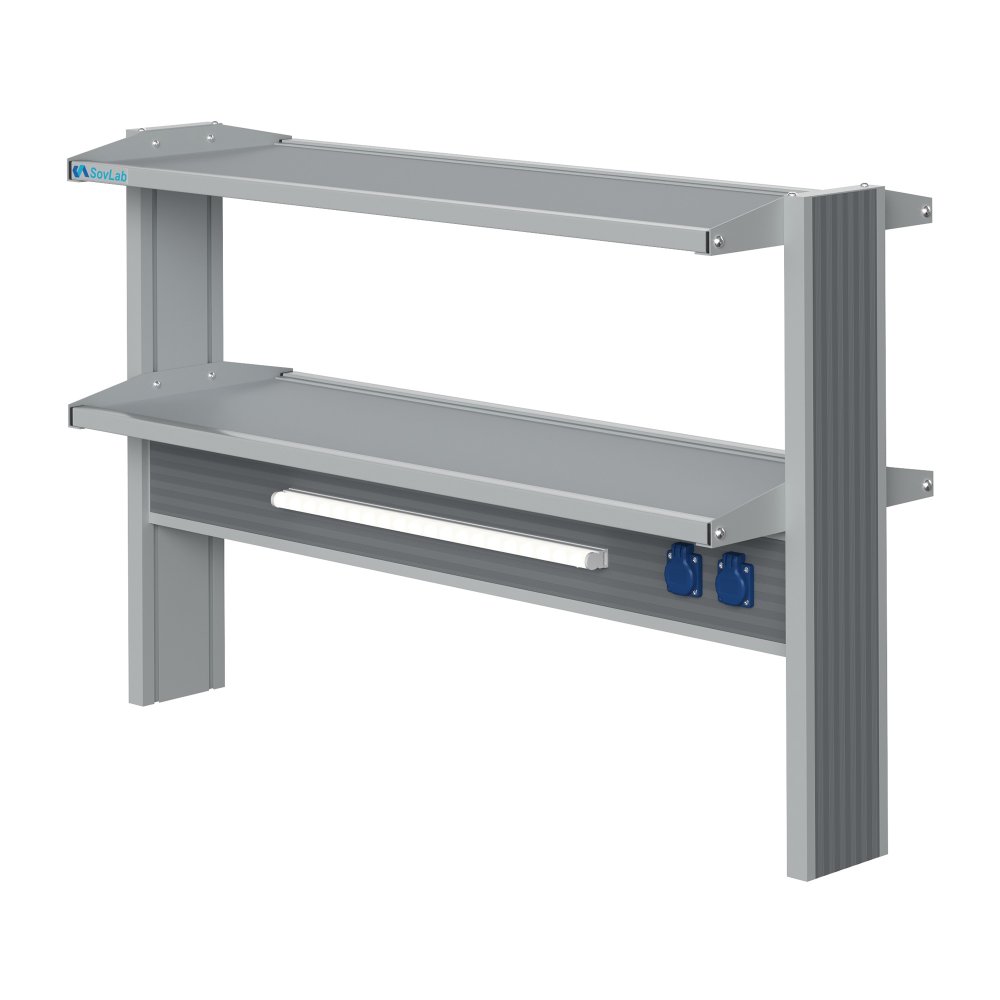 Технологический островной низкий стеллаж Mod. 1200 ТСОн