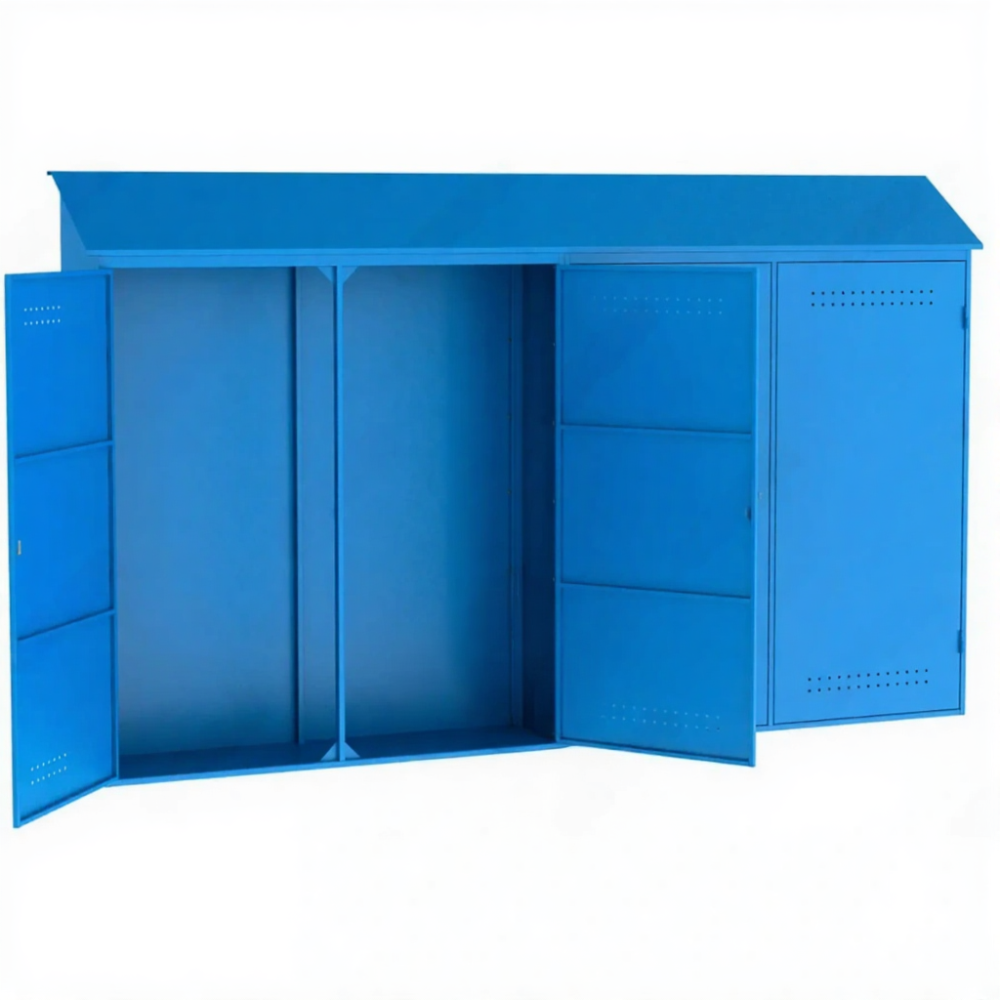 Металлический шкаф для рампы 4000х500х2400 мм