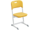 Стул школьный ученический 5-7 г/р "Нова" АГРОТЕХ PL регулируемый (желтый, м/к белый)