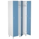 Шкаф для раздевалок WL 31-90 голубой/белый