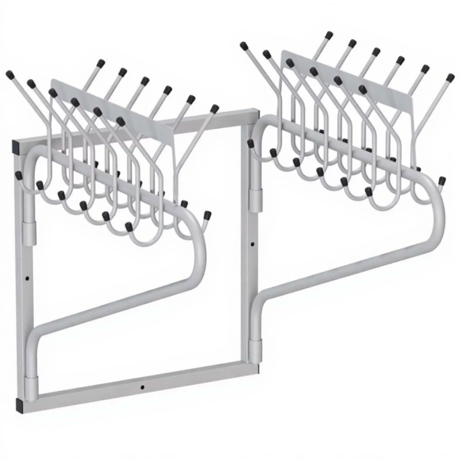 Вешалка настенная поворотная 2СТ (24 крючка)