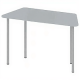 Стол школьный «Трапеция» СТ-ШП-47-3, серый