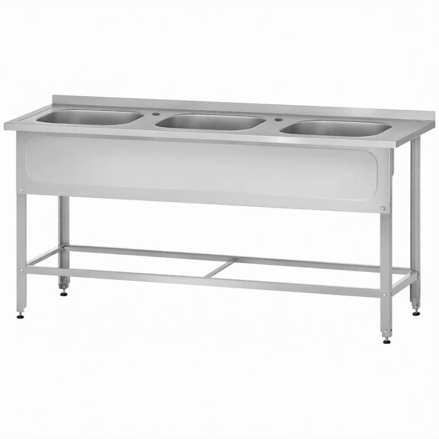 Ванна ВМЦн 860х1500х700  3 м/о, борт, отв. д/смесит., экран (ножка проф., тр. 40х40)