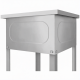 Ванна моечная ВМСн 530/3 (860х1490х530)  3 м/о 430х430х300 (ножка угловая)