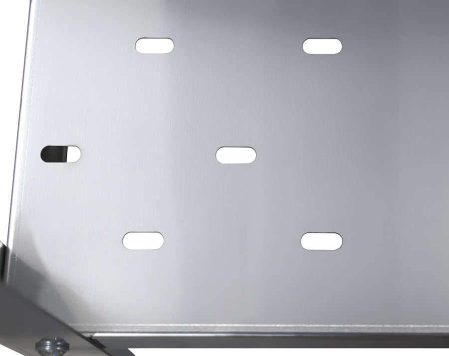 Стеллаж кухонный с перфорированными полками Luxstahl СРП-1800*700*300