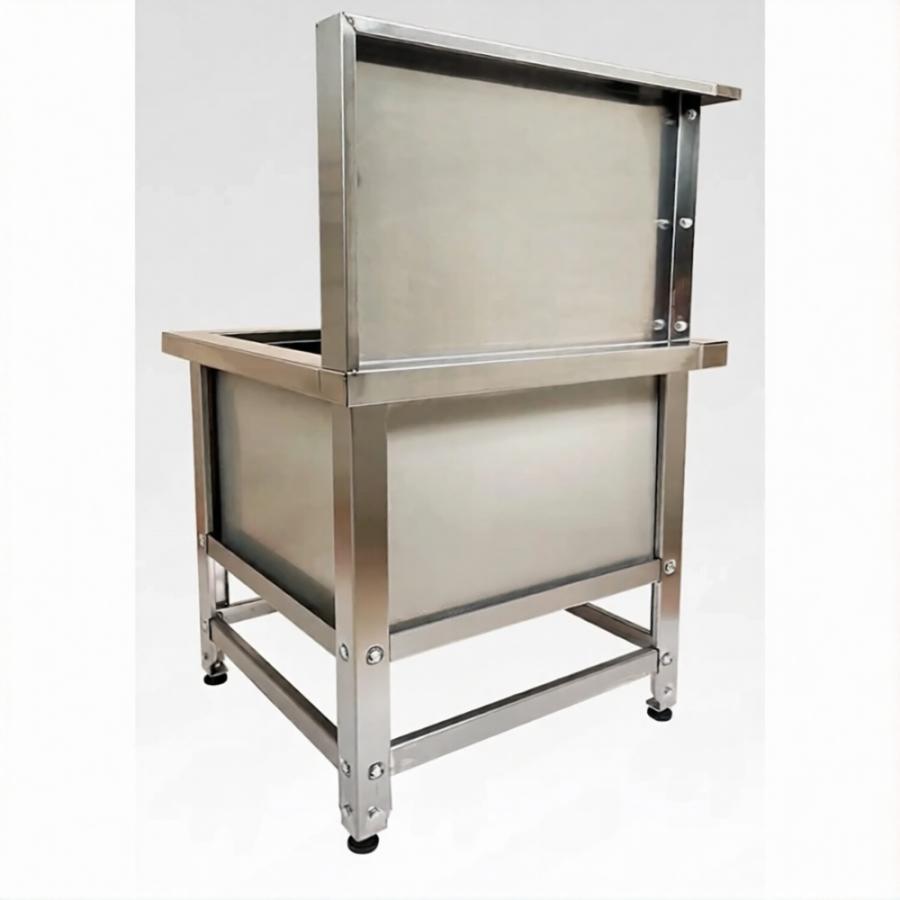 Ванна моповая ВМСн 500(800)х530х530  1 м/о (облицовка Г-обр., правая; ножка угловая)