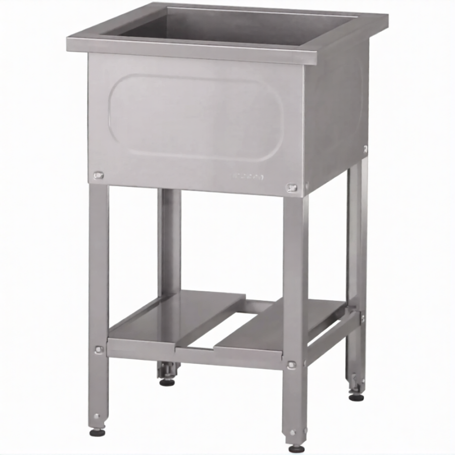 Ванна моечная ВМСн 530/3 (860х1490х530)  3 м/о 430х430х300 (ножка угловая)