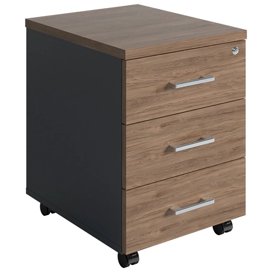 Тумба выкатная NPW-406 L3 тёмный орех/антрацит