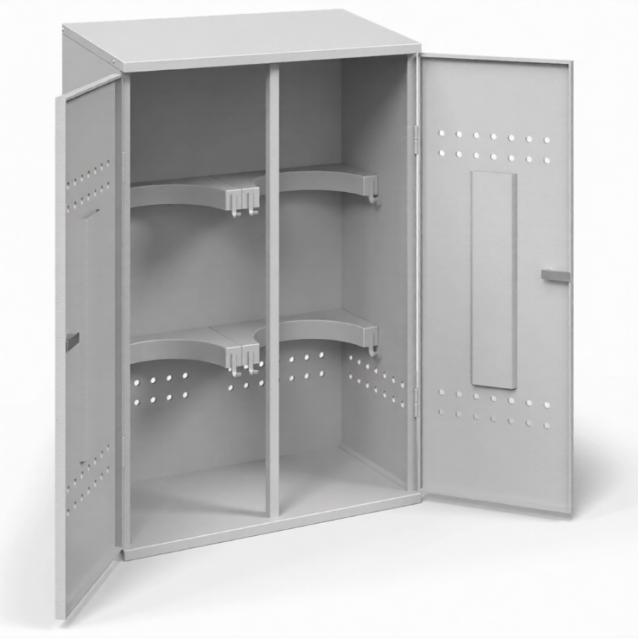 Шкаф для пропановых баллонов разборный ШПБР-02-1,2 мм