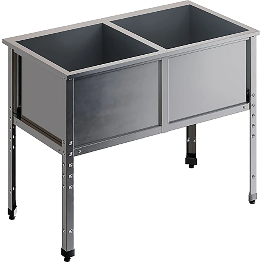 Ванна моечная двухсекционная ВМС-2/8-ЭЦ