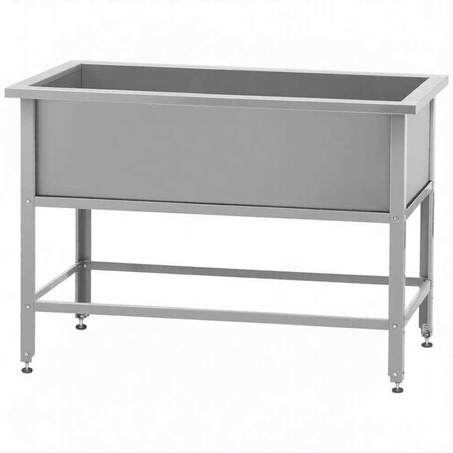 Ванна моечная ВМСн 1210 (860х1210х630)  1 м/о 350х1110х530 (ножка угловая)